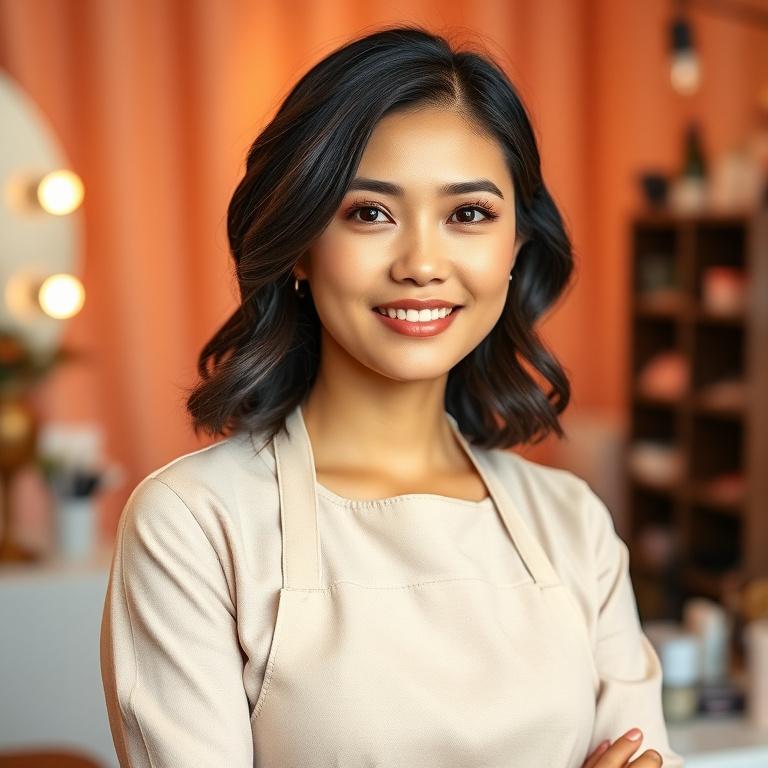 Portrait of Jasmine, founder and lead lash designer